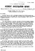 Investigation of Aircraft Accident NORTHWEST AIRLINES YAKIMA WASHINGTON 19550715