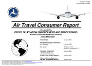 Air Travel Consumer Report March 2020