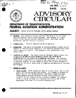 AC 602F Annual Aviation Mechanic Safety Awards Program