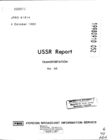 USSR Report Transportation No 96