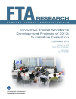 Innovative Transit Workforce Development Projects of 2012 Summative Evaluation