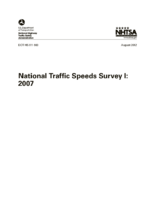 National Traffic Speeds Survey I 2007