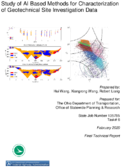 Study of AI Based Methods for Characterization of Geotechnical Site Investigation Data