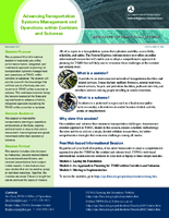 Advancing Transportation Systems Management and Operations within Corridors and Subareas WebBased Informational Session