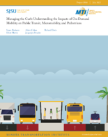 Managing the Curb Understanding the Impacts of OnDemand Mobility on Public Transit Micromobility and Pedestrians