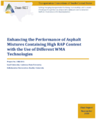 Enhancing the Performance of Asphalt Mixtures Containing High RAP Content With the Use of Different WMA Technologies