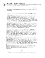 Research Notes Verglimit  A Research Project to Provide Safer Winter Roads Remains Experimental