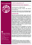 Field Evaluation of DetectionControl System Tech Brief