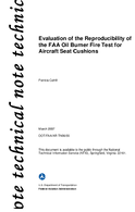 Evaluation of the Reproducibility of the FAA Oil Burner Fire Test for Aircraft Seat Cushions