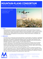 Autonomous Aircraft Challenges and Opportunities Brief