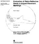 Evaluation of RetroReflective Beads in Airport Pavement Markings