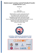 Reinforcement LearningAssisted Virtualized Security Framework for CAVs