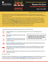 2025 National Work Zone Awareness Week Respect the Zone So We All Get Home