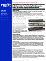 Identification of the Mechanisms That Produce Hydrogen Embrittlement on Posttensioning Members and the Effects of Galvanic Coupling on Bridge Tendons Summary
