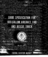 AC 15052203 Guide Specification for 1000Gallon Aircraft Fire and Rescue Truck