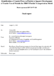 Identification of Tourist Flows in Florida to Support Development of Tourist Travel Module for FDOT Florida Transportation Model