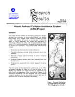 Alaska Railroad Collision Avoidance System CAS Project Research Results