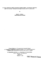 An evaluation of the effects of tread depth
