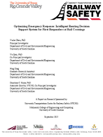 Optimizing Emergency Response Intelligent Routing Decision Support System for First Responders at Rail Crossings