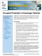 Traffic Safety Facts 2021 Data Occupant Protection in Passenger Vehicles