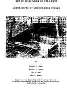 Use of tributaries of the lower James River by anadromous fishes