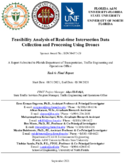 Feasibility Analysis of Realtime Intersection Data Collection and Processing Using Drones