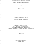 An evaluation of the importance of transit service to minority groups in Texas