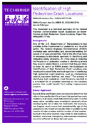 Identification of High Pedestrian Crash Locations Tech Brief