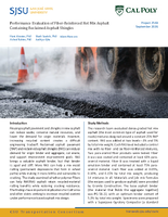 Performance Evaluation of FiberReinforced Hot Mix Asphalt Containing Reclaimed Asphalt Shingles Research Brief