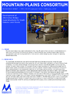 Development of Alternative Bridge Superstructures for South Dakota Local Roads Research Brief