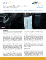 Understanding the Effect of Pervasive Events on Vehicle Travel Time Patterns Research Brief