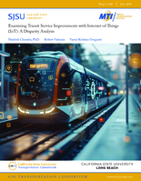 Examining Transit Service Improvements with InternetofThings IoT A Disparity Analysis