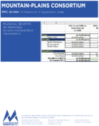 Financial Benefits of Proposed Access Management Treatments