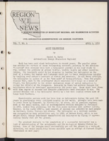 Region VI News April 1952