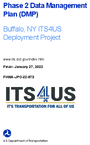 Phase 2 Data Management Plan DMP  Buffalo NY ITS4US Deployment Project