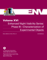 Enhanced Night Visibility Series Volume XVI  Phase III Characterization of Experimental Objects