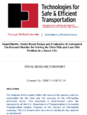 SmartShuttle Model Based Design and Evaluation of Automated OnDemand Shuttles for Solving the FirstMile and LastMile Problem in a Smart City