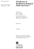 Distribution of Butalbital in Biological Fluids and Tissues