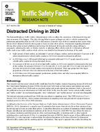 Distracted Driving in 2024 Traffic Safety Facts