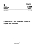 Evaluation of a Day Reporting Center for Repeat DWI Offenders
