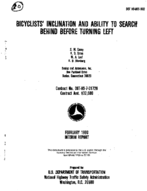 Bicyclists Inclination and Ability to Search behind before Turning Left