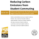 Reducing Carbon Emissions from Student Commuting