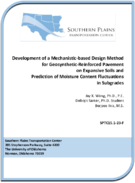 Development of a MechanisticBased Design Method for GeosyntheticReinforced Pavement on Expansive Soils and Prediction of Moisture Content Fluctuations in Subgrades