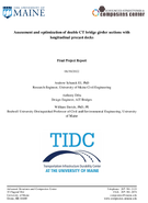 Assessment and Optimization of Double CT Bridge Girder Sections with Longitudinal Precast Decks