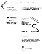 Software Dependability Assessment Methods