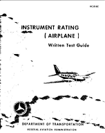 AC 618C Instrument Rating Airplane Written Test Guide