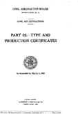 Part 02 Type And Production Certificates