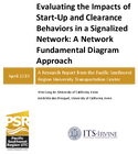 Evaluating the Impacts of StartUp and Clearance Behaviors in a Signalized Network A Network Fundamental Diagram Approach