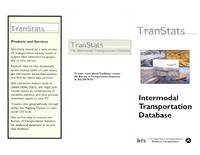 TranStats Intermodal Transportation Database