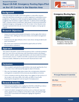 Report 26R48 Emergency Routing Signs Pilot on the I81 Corridor in the Staunton Area Research Project Brief